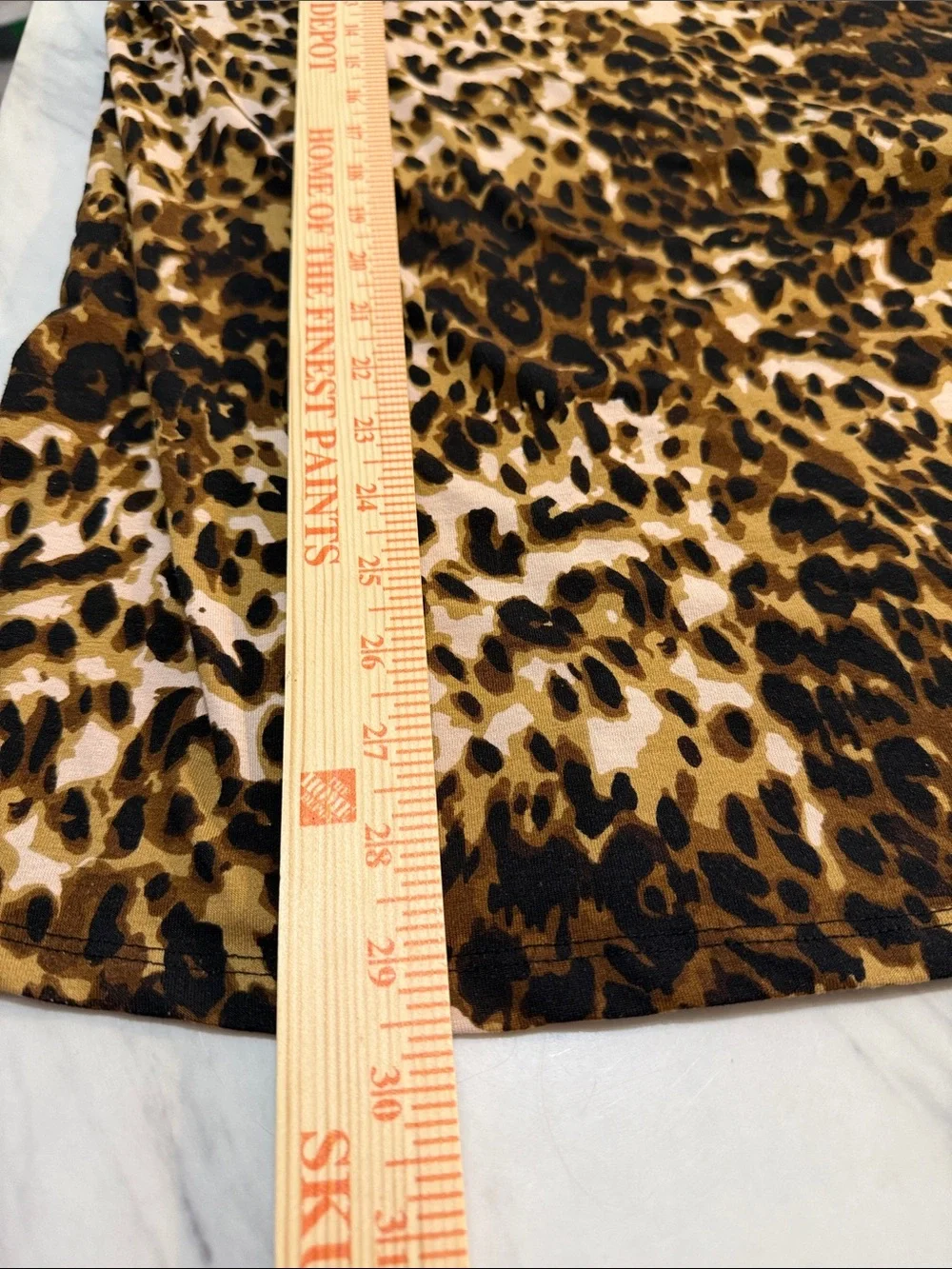 LuLaRoe 2XL Leopard Animal Print Long Sleeve Stretch Tunic Top
